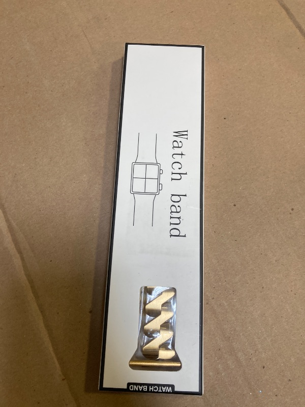 Photo 1 of Metal Bands for Apple Watch for Women & Men 38mm 40mm 41mm 42mm, Compatible with iWatch Series 11/10/9/8/7/6/5/4/3/2/1 & SE 3/2/1, Elegant Stainless Steel Bracelet Strap with Secure Clasp, Gold