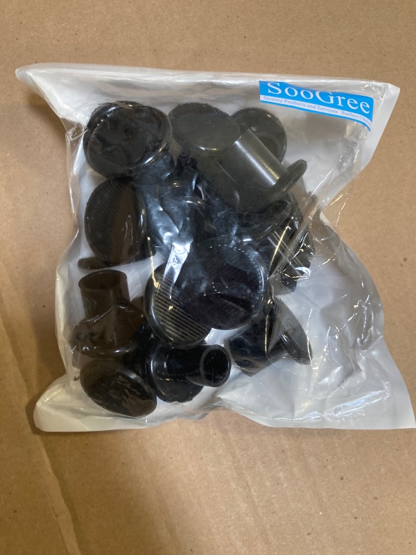 Photo 1 of High Heel  Protectors-12 Pairs 2 Sizes Heel Sink Stoppers & SooGree Heel Repair Caps Non-Slip Heel Cover Protectors for Walking on Grass ,Gravel,Wetlands M~L, M~l-black,clear