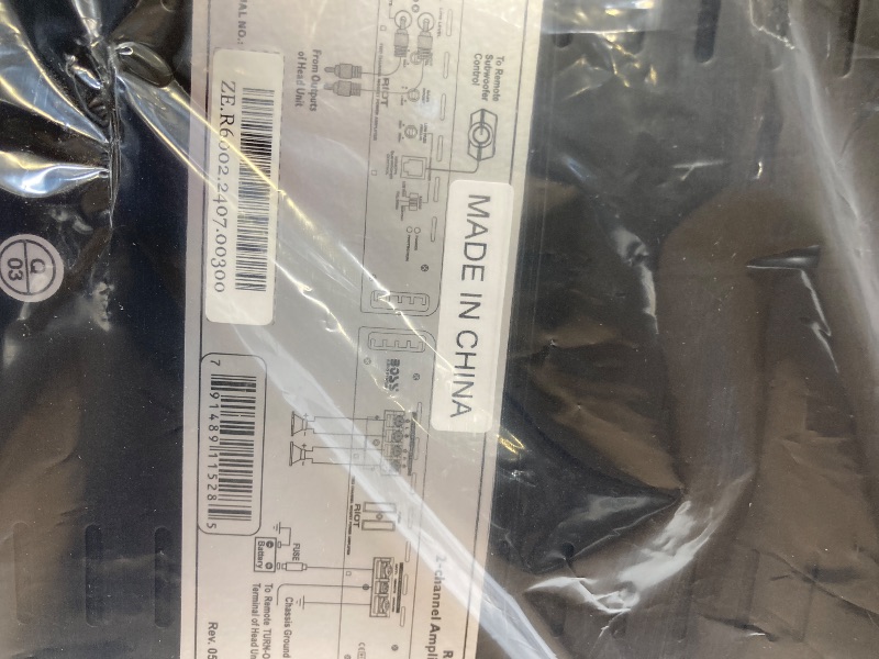 Photo 1 of BOSS Audio Systems R6002 2 Channel Car Amplifier - 1200 High Output, Low/High Level Inputs, High/Low Pass Crossover, Hook Up to Subwoofer for Bass