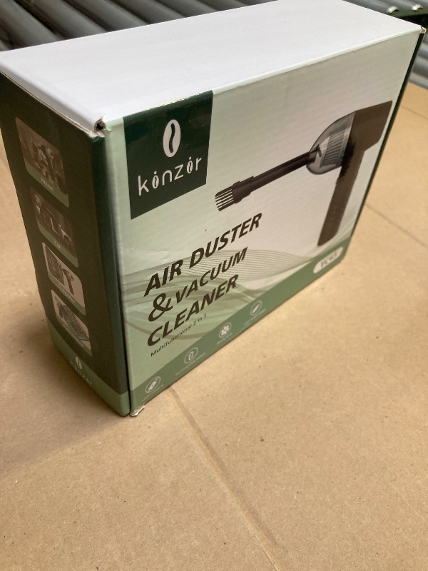 Photo 1 of DGXWLLW Electric Compressed Air Duster, 3 Gear Adjustable 120000 RPM Air Blower, 6000 mAh Rechargeable Cordless Air Duster for PC, Air Mattress Beds, Swimming Ring, Replace Compressed Air Can