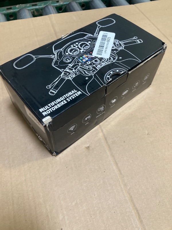Photo 1 of Motorcycle Front+Rear Dash Cam,6.86 inch IPS 1280x480P Touch Screen,1080P Motorcycle Camera DVR,Wireless Carplay&Android Auto,GPS,IP67 Waterproof,120°Wide,Bluetooth5.0,TF,PhoneLink for Motorbike