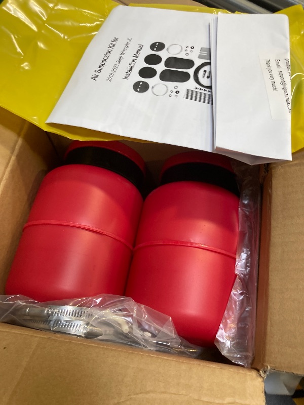 Photo 1 of KEIYSHOLCK Rear Air Spring Bag Suspension Kits Fit for Jeep-p Wrangler JL 2018-2024 Rear Air Ride Helper Spring Kit Part OEM Replacement with Airlift 60829