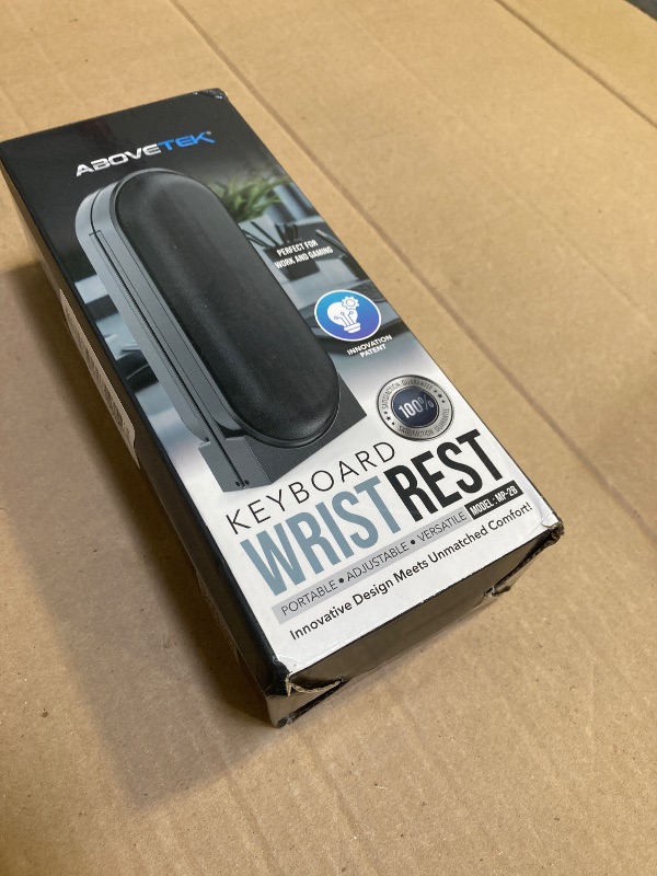 Photo 1 of AboveTEK Keyboard Wrist Rest – Adjustable Angle & 25-Inch Length, Foldable Ergonomic Memory Foam Support for Computer, Laptop & Gaming – Non-Slip, Relieves Forearm & Elbow Pain for Typing & Mouse Use