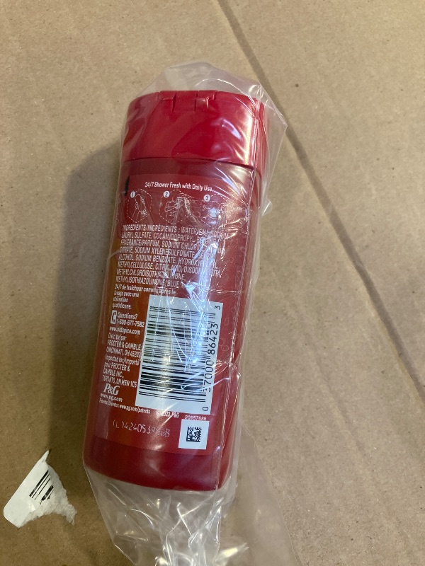 Photo 1 of Old Spice Refreshing Body Wash for Men, 3X Defense, 24/7 Shower Fresh with Long Lasting Scent, Travel Size, Red Collection, Swagger with Cedarwood Scent, 3 oz
