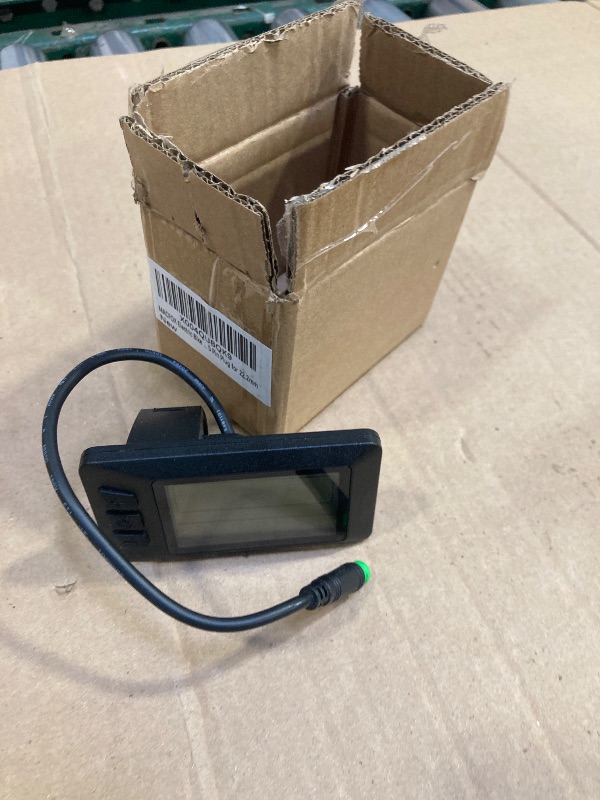 Photo 1 of MACFOX Electric Bike LCD Display Meter Panel Bike Computer Bicycle Speedometer Electric Display 36V 48V LCD GD01 Display 5 Pin Plug for 22.2mm