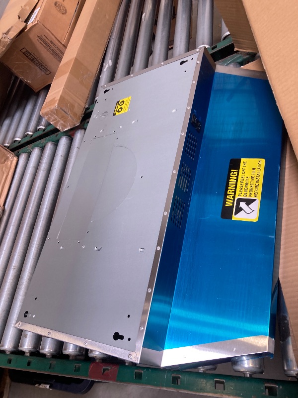 Photo 1 of  FIREGAS 24 inch Range Hood Under Cabinet, 300CFM Ducted/Ductless Convertible Kithen Hood in Stainless Steel with 2 watt LED Light and Filter, 2 fan speeds, hassle-free installation 