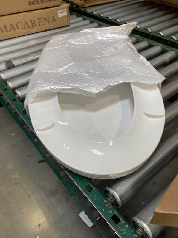 Photo 1 of SS114 Elongated Toilet Seat Compatible with TOTO SS113/SS154/SS224/SS204, Soft Close Elongated Toilet Seat, Traditional Toilet Seat Replacement with Toilet...