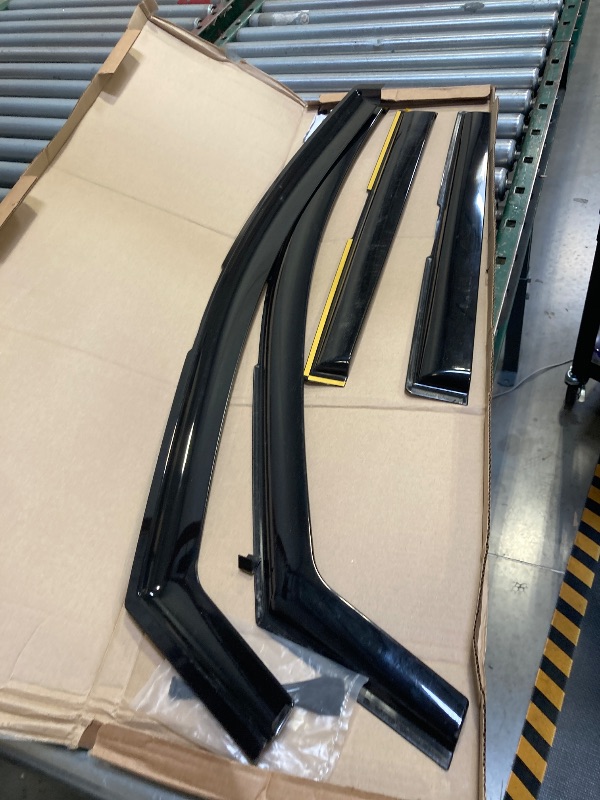Photo 1 of  Goodyear Shatterproof in-Channel Window Deflectors for Volkswagen Taos 2022-2025, Rain Guards, Window Visors for Cars, Vent Deflector, Car Accessories, 4 pcs - GY007938 