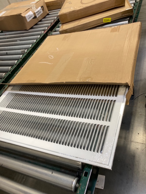Photo 1 of  20x25 Air Return Grille [Duct Opening Size] Return Vent Cover for Wall or Ceiling,Steel Return Air Grill Removable Face/Door for 1 inch Filters (20"W x 25"H[Duct Opening]) 