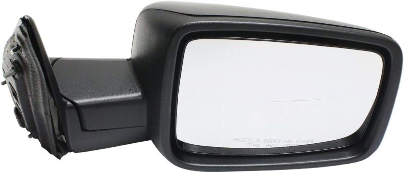 Photo 1 of Garage-Pro Passenger Side Non-Electric Mirror For Ram 1500 2013-2018, Manual Fold, Textured Without Signal Light, Blind Spot Monitor, Memory & Puddle Lamp, Passenger Side Mirror w/o Towing Package
