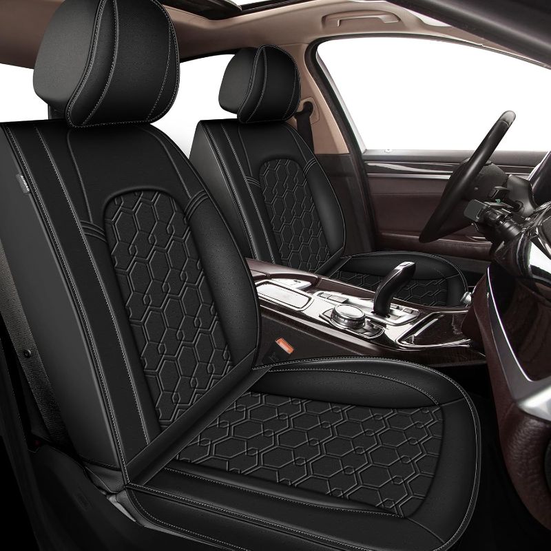 Photo 1 of Fit for Subaru Outback Seat Covers 2010-2024 2025 - Full Set Waterproof Leather Car Seat Covers Compatible Airbag?2 Row 5 Seat,Black?
