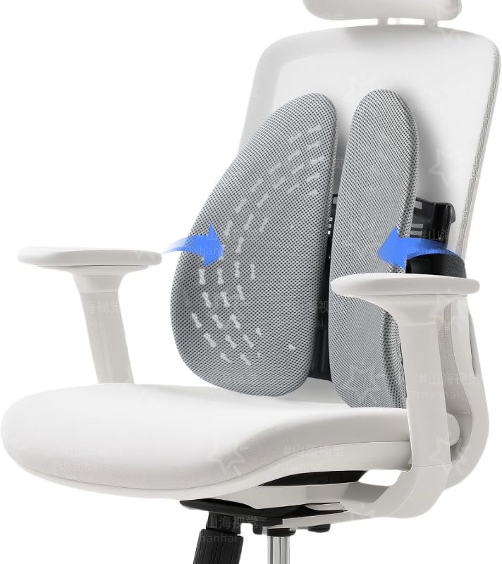 Photo 1 of Back Cushion for Chairs – Adjustable Lumbar Support Pillow for Office & Car Seats to Relieve Back & Lumbar Pain, Improve Posture
