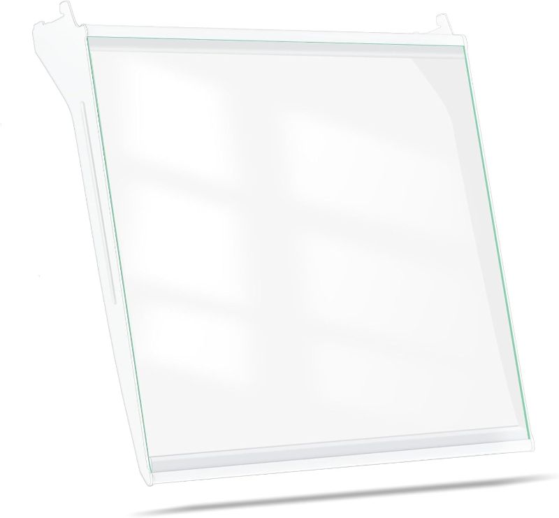 Photo 1 of Upgraded 5304511775 Refrigerator Glass Shelf Compatible with Frigidaire Refrigerator Glass Shelf Replacement LFSS2612TF0 5304512782 Frigidaire Fridge Shelves FFSS2615TS2 FFSS2615TS0 FFSS2625TS2
