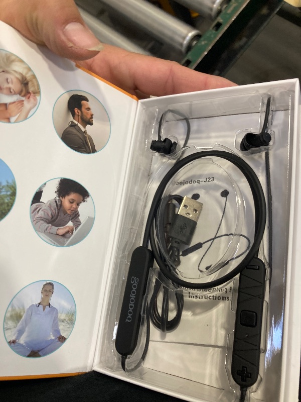 Photo 1 of GOOJODOQ Bluetooth Sleep Headphones Bluetooth 5.0 Soft in-Ear Sleeping Earbuds,15 Hours Music time,Wireless Sleep Headsets with Built-in Mic for Insomnia, Side Sleeper, Gym, Relaxation and Sports
