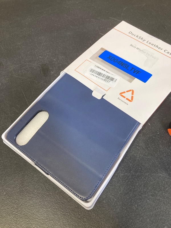 Photo 1 of DuckSky compatible with Google Pixel 10 Pro XL 6.8" Genuine Leather Wallet case?RFID Blocking??4 Credit Card Holder??Real Leather?Flip Book Phone case Cover Women Men for Pixel 10 ProXL case Dark Blue