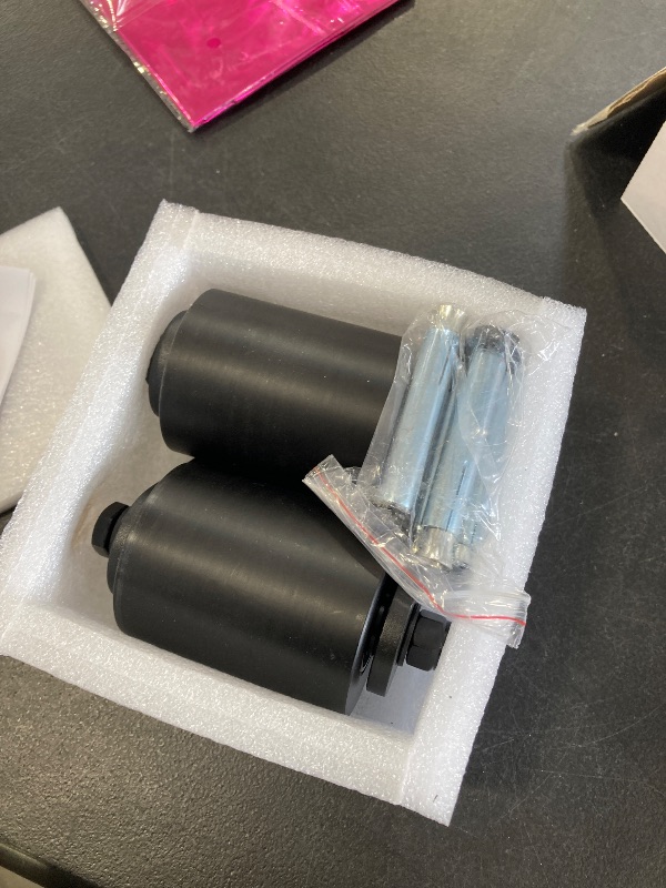 Photo 1 of [Heavy Duty]JUGREAT 2 Pack Slide Gate Guide Roller?3" Hard Nylon Sliding Rolling Gates Guider with C Post Welded Bracket?Gate Rollers, Heavy Duty Sealed Ball Bearing Side Roller Assembly