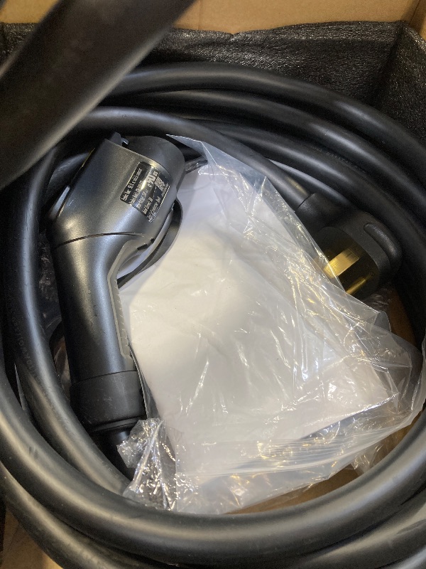Photo 1 of EVCUBNB EV Charger Level 2?50 Amp Charge Station, 240V,Indoor/Outdoor EVSE, 25Ft Cable Level 2 ev Charger, 2.4GWiFi/APP/RFID Card (NEMA14-50 Plug or Hardwired)
