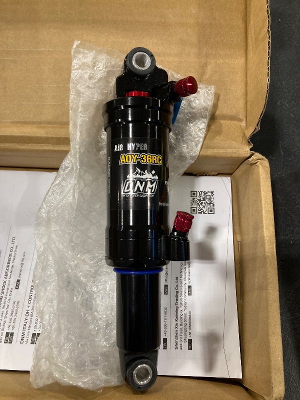 Photo 1 of DNM AOY-36RC Mtb Rear Shock Bike Air Rear Shock Rebound/Lock Out- Adjustable Air Pressure 1 bike rear shocks (unknown size)