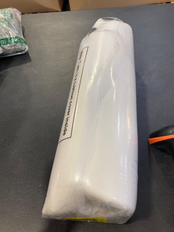 Photo 1 of AAAAAcessories D-Shaped Chair Cushions, 2" Thick Dining Chair Pads with Ties and Removable, Machine-Washable Cover, 17" x 16", Set of 2, Black