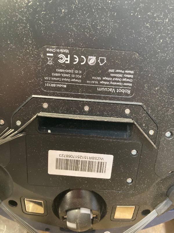 Photo 1 of Robot Vacuum and Mop Combo, 2-in-1 Mopping Robot Vacuum Cleaner with 2300Pa Suction, 2.87'' Slim Design, Wi-Fi/App/Voice Control, 3D Obstacle Avoidance&Self-Charging for Hard Floors, Carpets, Pet Hair