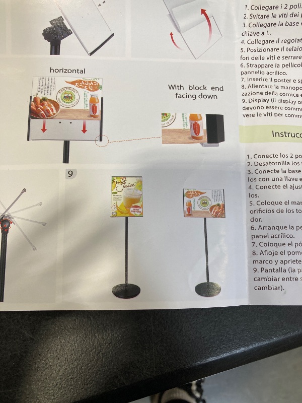 Photo 1 of SIGN HOLDER STAND