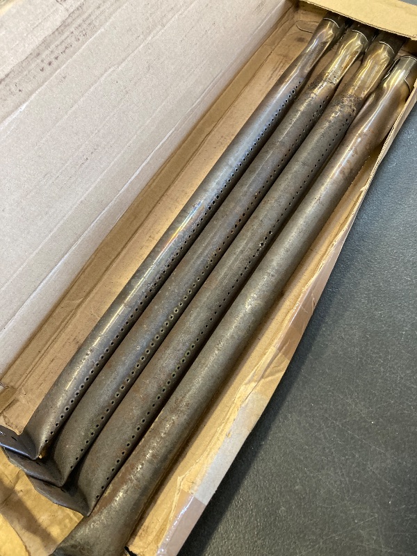 Photo 1 of ***USED*** Grill Replacement Parts for Napoleon Gas Models LEX485/605/730 LE LD485 Series Grills S81001, Stainless Steel Heat Plate Tent Shields and Heavy Duty Burner Tubes, BBQ Repair Kit, Pack of 4
