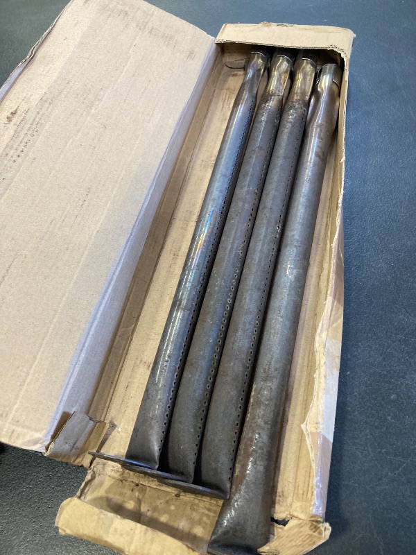 Photo 1 of ***USED*** Grill Replacement Parts for Napoleon Gas Models LEX485/605/730 LE LD485 Series Grills S81001, Stainless Steel Heat Plate Tent Shields and Heavy Duty Burner Tubes, BBQ Repair Kit, Pack of 4
