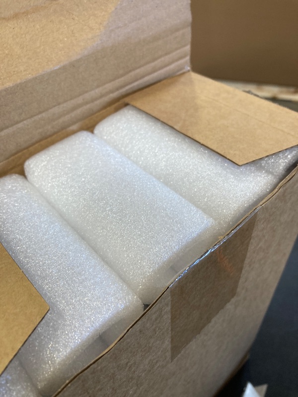 Photo 1 of Frienda 24 Pcs Foam Corner Protectors for Moving Mirror TV Box Frame Edge Protection Corners for Pictures Photo Shipping Packaging Holiday Gift Wrapping
