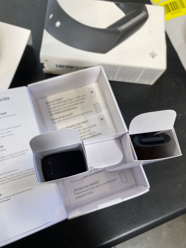 Photo 1 of Fitbit Charge 6 Fitness Tracker with Google apps, Heart Rate on Exercise Equipment, 6-Months Premium Membership Included, GPS, Health Tools and More, Obsidian/Black, One Size (S & L Bands Included)