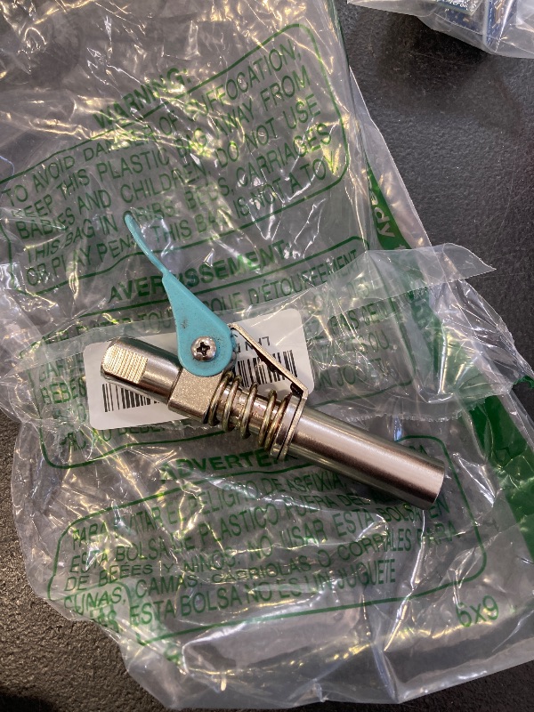 Photo 1 of SHALL Grease Gun Coupler, Quick Release & Strong Locking Grease Gun Couplers w/Zerk Fittings Cleaner, 10000 PSI High Pressure Grease Gun Tips, Compatible with All Grease Guns 1/8" NPT Grease Fittings