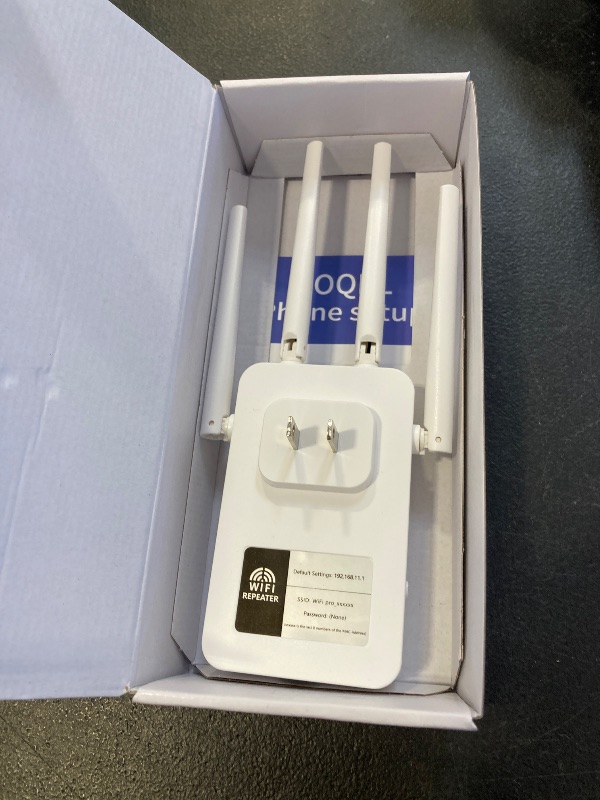 Photo 1 of 2025 WiFi Extender Signal Booster, WiFi Repeater Dual Band 5GHz/2.4GHz, 1200Mbps WiFi Booster with Ethernet Port Compatible for More Devices
