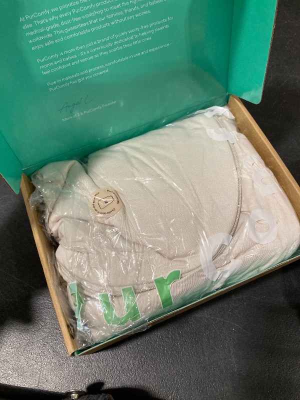 Photo 1 of PurComfy Supersoft Sleep Sack 1.0 TOG, Premium Bamboo Viscose Baby Sleeping Bag, 2-Way Safe Zipper Sleep Sacks 6-15 Months (Oat)