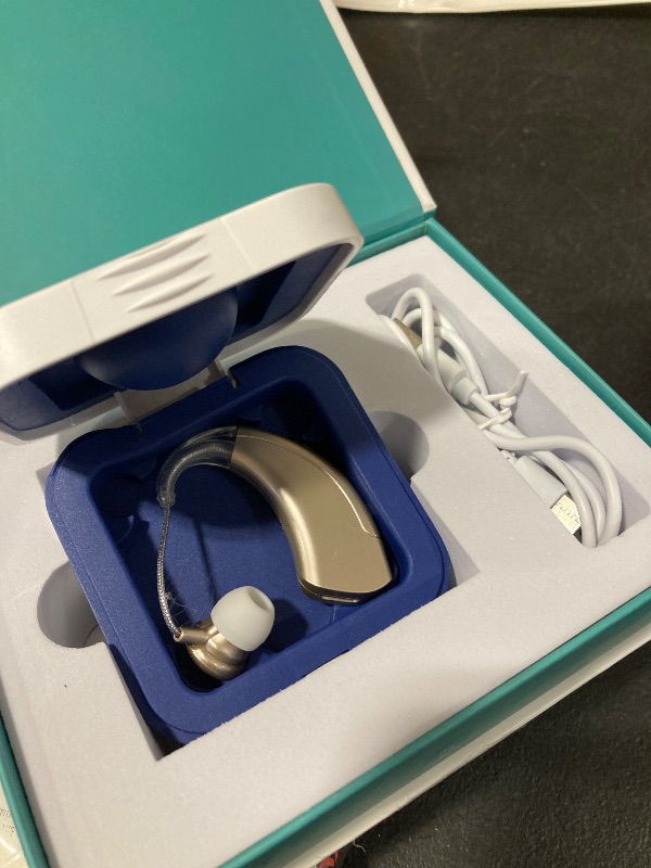 Photo 1 of Hearing Aids for Senior, Rechargeable Hearing Amplifier for Mild to Moderate Hearing Loss, 3 Adjustable Modes, Long Battery Life, Suitable for the Left or Right Ear