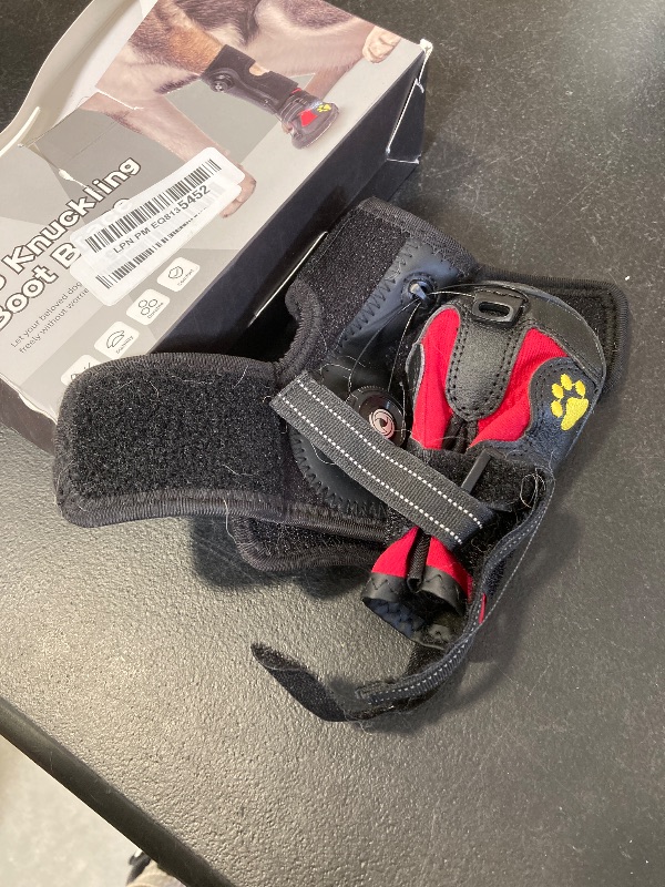 Photo 1 of Drop Foot Brace with Reel(No Knuckling Boot Brace) for Dog - Corrective Dog Shoes to Safely Lift Toes for Foot Issues, Arthritis, and improving Walking gait in Dogs(S)
