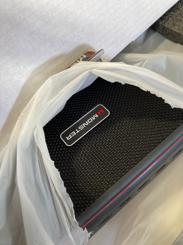 Photo 1 of Monster Shock Pro Bluetooth Speaker with Strap, 100W Loud Speaker with Deep Bass, Portable Wireless Speakers with TWS, Long Playtime & Waterproof for Outdoors/Indoors, Supports AUX/TF Card/USB Audio