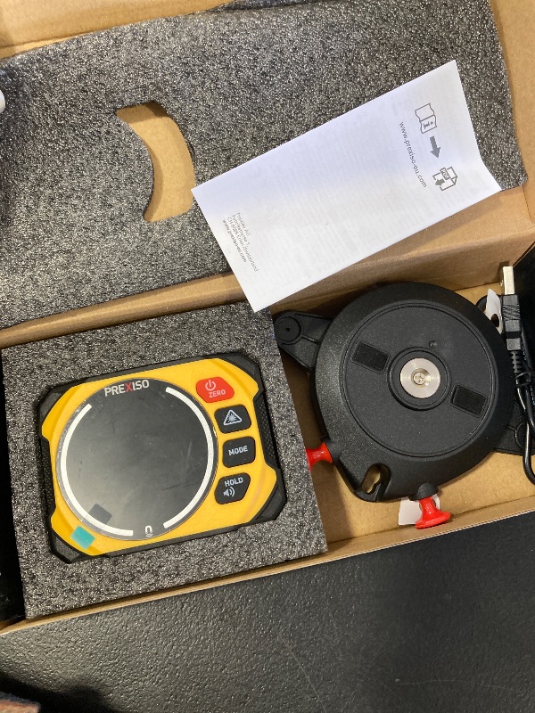 Photo 1 of PREXISO 3-in-1 Multi Surface Laser Level with Digital Angle Gauge Magnetic, Rechargeable Digital Level with Wall Mount Base, 0-90° & 0-180°, Angle Finder Cross Line for Woodwork, Saw, Hanging Frames
