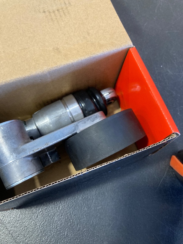Photo 1 of A-Premium Belt Tensioner Assembly with Pulley Compatible with Hyundai Entourage Azera Santa Fe Veracruz & Kia Amanti Cadenza Sedona Sorento 2006-2018, Replace# 41900436443, 252813C100