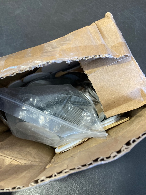 Photo 1 of 100 Sets 58mm Mirror Round Buttons Parts, DIY Blank Rustproof Tinplate Button Maker Supplies for Handcraft Craft Button Maker Machine