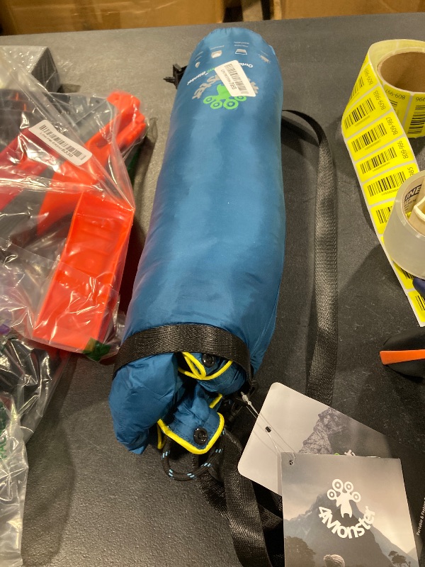 Photo 1 of 4Monster Down Camping Blanket - Outdoor Travel Quilt Puffy 650 Fill, Packable, Lightweight,Wind & Waterproof | Ideal for Stadium, Backpacking, Camping, Travel, Picnics, Beach and Hiking