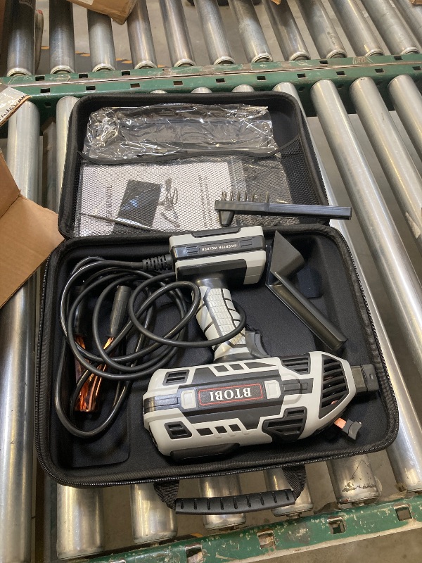 Photo 1 of Welding Machine,Portable ARC Welder Machine Gun,IGBT Standing Handheld Welding Machine, 6 variable current adjustment,suitable for 3/32"-1/8" Stick Welder,BTOBI 110V Welder Machine Kit