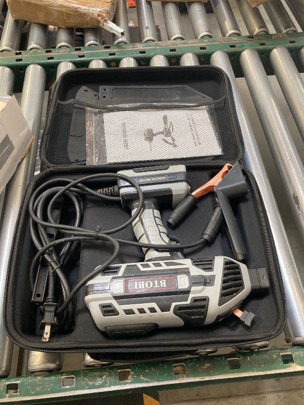 Photo 1 of Welding Machine,Portable ARC Welder Machine Gun,IGBT Standing Handheld Welding Machine, 6 variable current adjustment,suitable for 3/32"-1/8" Stick Welder,BTOBI 110V Welder Machine Kit