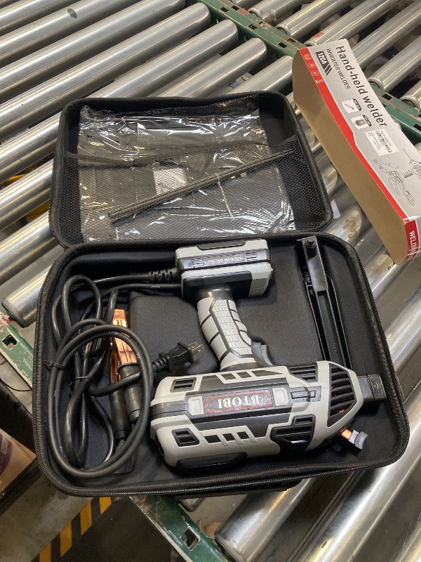 Photo 1 of Welding Machine,Portable ARC Welder Machine Gun,IGBT Standing Handheld Welding Machine, 6 variable current adjustment,suitable for 3/32"-1/8" Stick Welder,BTOBI 110V Welder Machine Kit