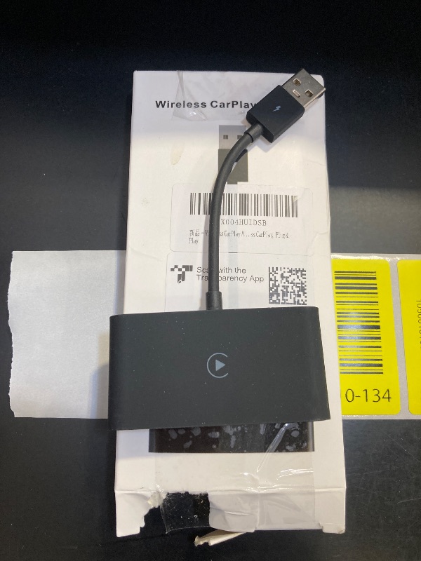 Photo 1 of Wireless CarPlay Adapter, 2024 Upgrade CarPlay Wireless Adapter for OEM Wired CarPlay Cars, Fastest and Most Stylish Dongle, Convert OEM Wired to Wireless CarPlay, Plug & Play