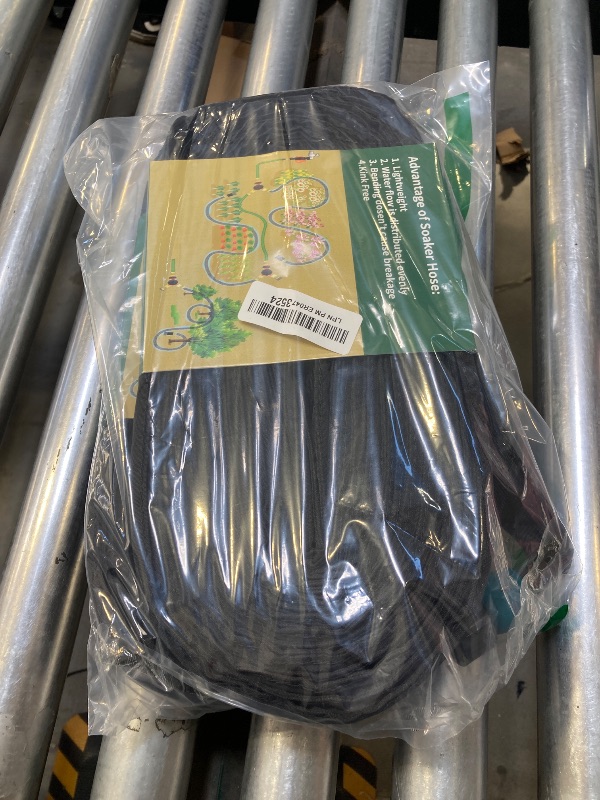Photo 1 of Secbulk 2025 Flat Soaker Hose 100 ft for Garden, 100' (50ft x 2) Linkable Drip Hose Diy Garden Irrigation System Saving 80% Water, Dual-layer Leak-free Design Water Hose with Holes