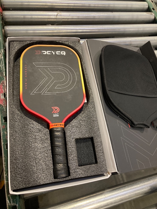 Photo 1 of DGYGQ Pickleball Paddles - Professional Carbon Fiber Paddle with Honeycomb Core Pickleball Rackets - Lightweight Precision & Enhanced Shock Absorption for High Spin & Powerful Shots