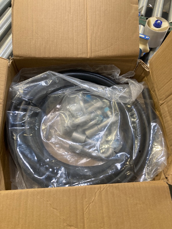 Photo 1 of AC Hose Kit for GM Cars Truck Vehicle,Includes 6ft AN6, 5ft AN8 & 4ft AN10 AC Hoses and AN6/AN8/AN10 Fittings,Air Conditioning Hose Complete Replacement Set