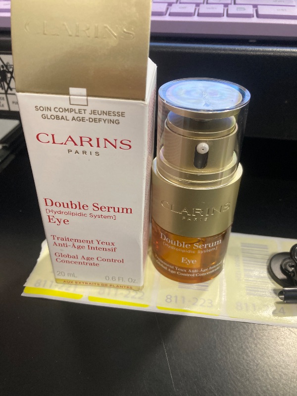 Photo 1 of Clarins Double Serum Eye | Anti-Aging Eye Treatment | Visibly Smoothes, Firms, Hydrates and Revitalizes For More Youthful-Looking Eyes In Just 7 Days* | 13 Plant Extracts, Including Turmeric | 0.6 Oz