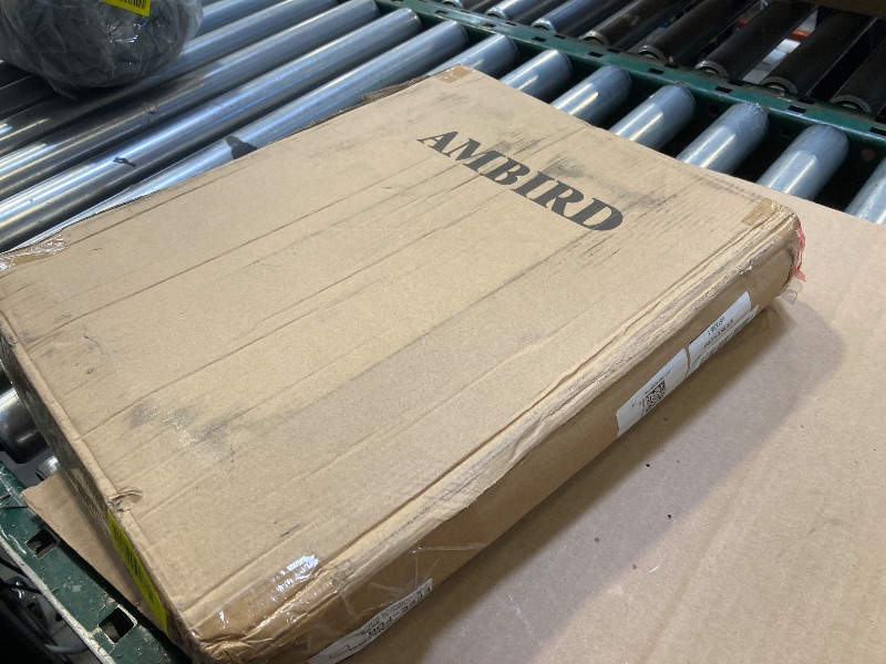 Photo 1 of AMBIRD Wooden Step Stool, 15.75'' H Potty Training Toddler 300 lbs Capacity with Safety Non-Slip Pads and Handles, Step Stools for Kids, Bamboo 2-Step Stool for Bathroom, High Beds (Black)