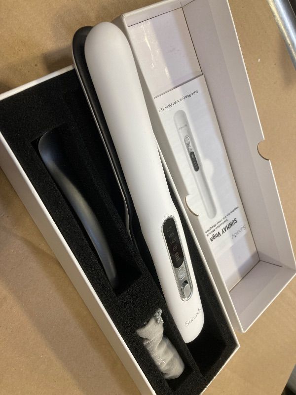 Photo 1 of Cordless Hair Straightener and Curler,SUNMAY Voga Plus Ionic Cordless Flat Iron for Travel,Portable Hair Straightener On The Go,Rechargeable Wireless USB Ceramic Dual Voltage