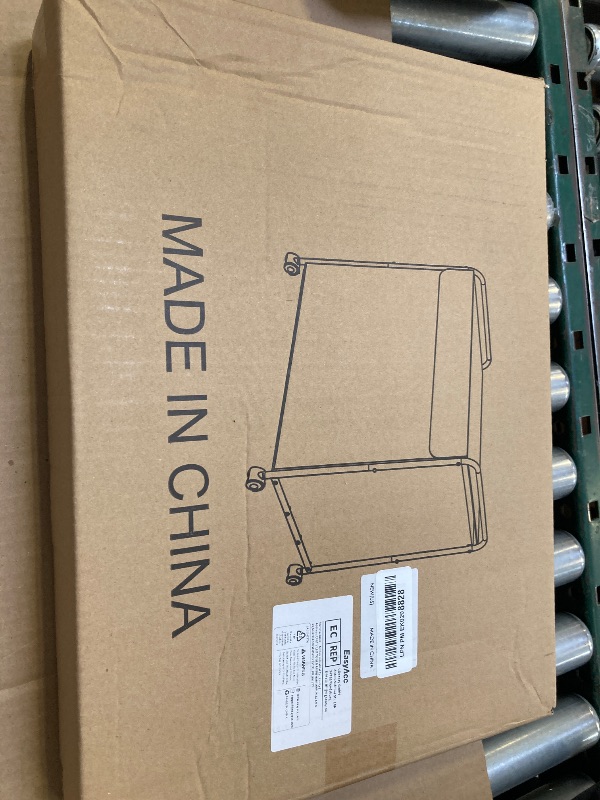 Photo 1 of EasyAcc Laundry Basket with Wheels, Rolling Laundry Hamper, 39 Gallons (150L), Laundry Basket, Large Capacity Blanket Storage, Carbon Steel Frame 24 x 16.8 x 23.4 Inches